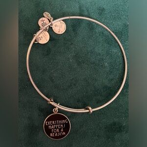 Everything happens for a reason Alex and ani charm bracelet